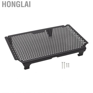 Honglai Radiator Grille Guard Perfect Fit Black Stainless Steel Net Cover Wear Resistant High Strength for Motorcycle