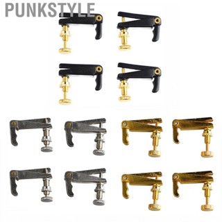 Punkstyle 4Pcs 1/2 Violin Fine Tuner Metal String Adjuster Part Musical Instrument