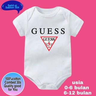 ชุดจัมเปอร์เด็กทารก (GUESS) | เสื้อยืดเด็ก (GUESS) บอดี้สูท จั๊มสูท เด็กผู้ชาย เด็กผู้หญิง ผ้าฝ้าย หวี 30 วินาที