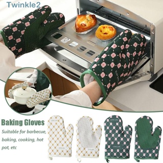 Twinkle ถุงมือเตาอบ กันลื่น ฉนวนกันความร้อน เครื่องมือห้องครัว