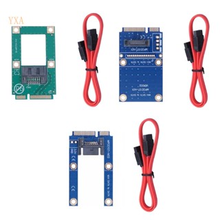 Yxa การ์ดอะแดปเตอร์แปลง Mini PCIe PCI-e mSATA SSD Slotto 7Pin