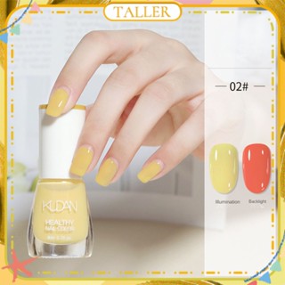 ✧Ready Stcok Kudan ยาทาเล็บสีนู้ดใสแวววาว Quick-drying Baking-free Oily Non-peelable Nail Polish Nail Art For Nail Shop 8ml TALLER