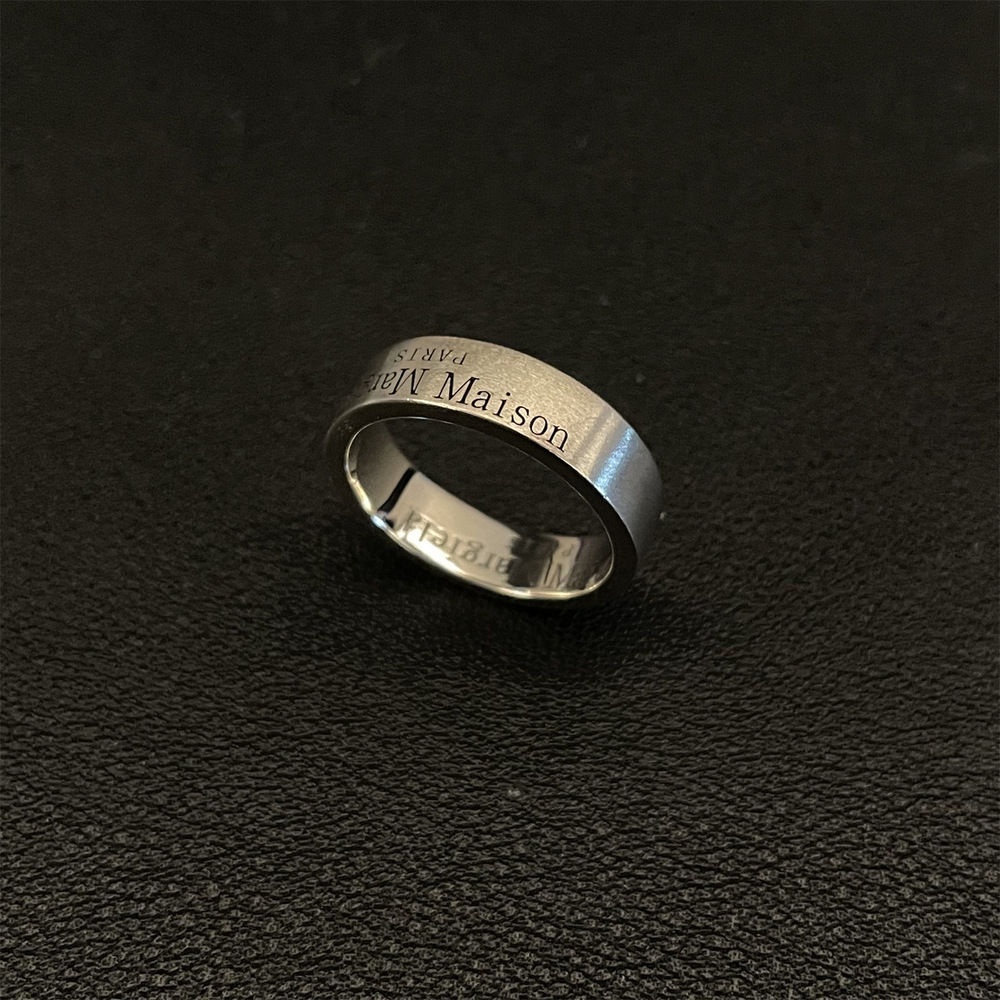 พร้อมส่ง * แหวนเงิน 925 ถอยหลังอัตโนมัติ สไตล์ Margiela ของแท้ สําหรับคู่รัก - รูปที่ 7