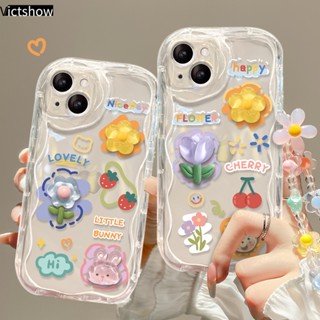 เคสโทรศัพท์มือถือ ซิลิโคน ขอบโค้ง ลายกระต่ายน้อยน่ารัก 3D แวววาว สําหรับ VIVO Y02 Y21S Y20S Y35 Y12i Y12S Y22 Y22S Y12 Y20 Y15S Y15C Y91C Y16 Y21 2021 Y21A Y56 Y02A Y21T