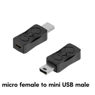 【CH*】อะแดปเตอร์แปลง Usb เป็น Micro USB Mini USB สองทาง รองรับการชาร์จซิงค์ข้อมูล