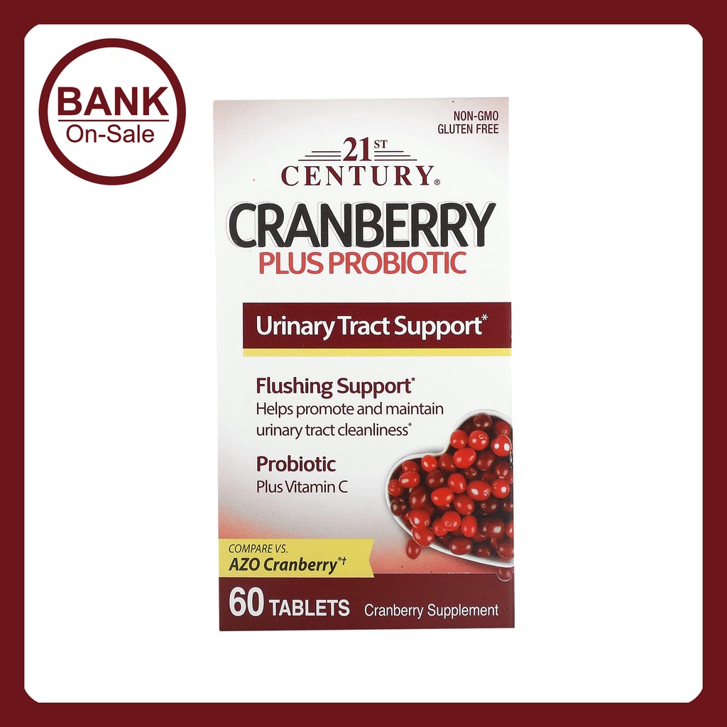21st Century, Cranberry Plus Probiotic, 60 Tablets