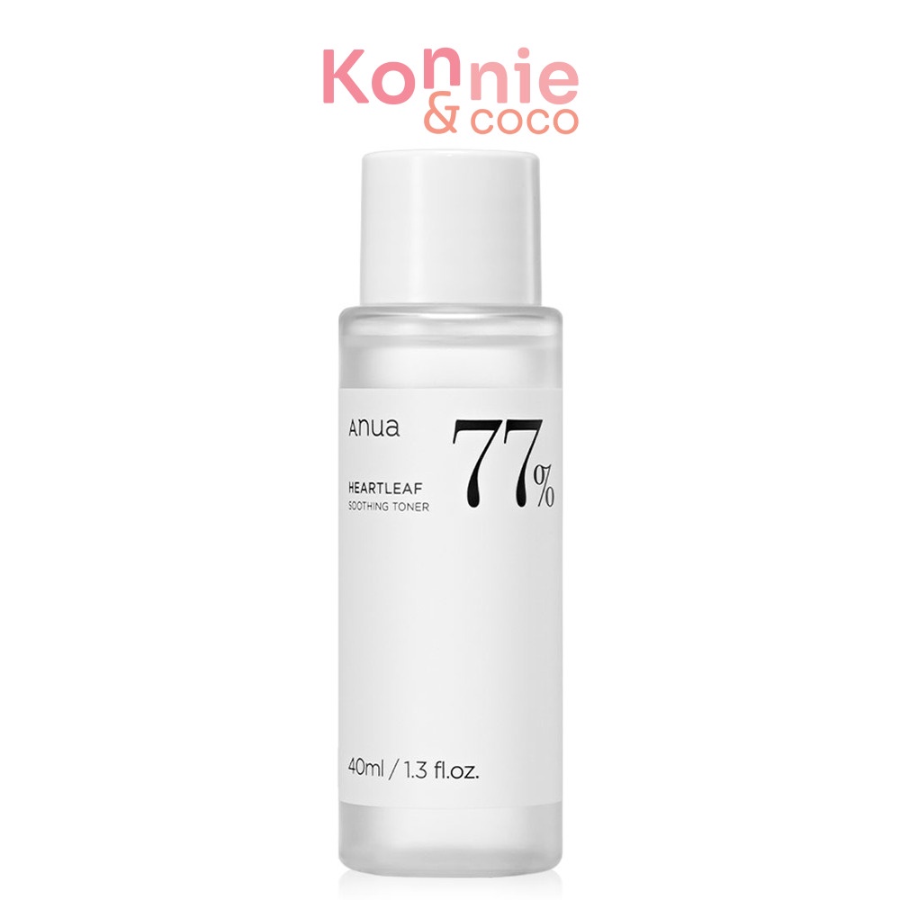 ANUA Heartleaf 77% Soothing Toner 40ml อานัว โทนเนอร์พี่จุน ปลอบประโลมผิว.