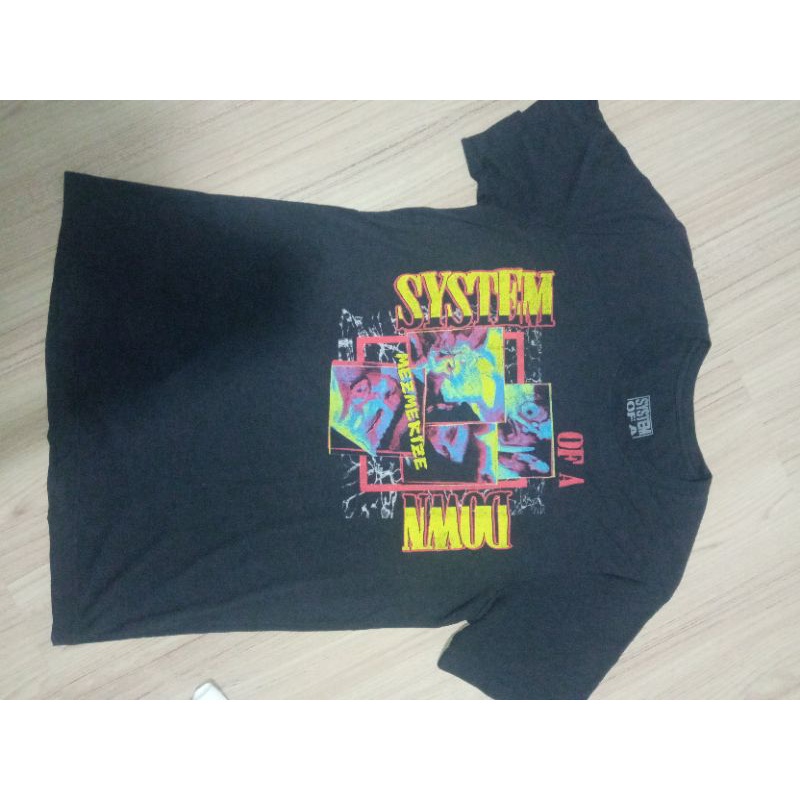 แฟชั่น เสื้อผ้าผช🔥 System of a Down Vintage T-SHIRT 🔥S-5XL