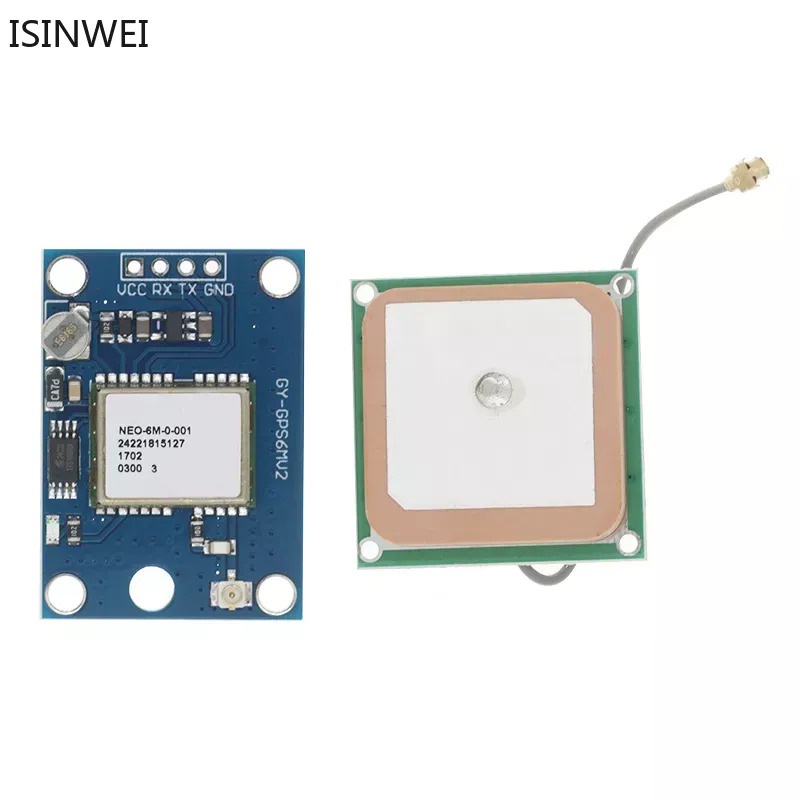 Neo- โมดูลเสาอากาศ GPS GY-GPS6MV2 NEO6MV2 EEPROM APM2.5 3V-5V RS232 TTL 6 ม. สําหรับ Arduino