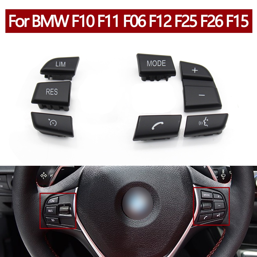 ปุ่มสวิตช์ควบคุมพวงมาลัยรถยนต์ สําหรับ BMW F10 F11 F20 F22 F01 F02 F07 F25 F26 F15 F16 F30 F31 F34 F33 F06 F12 F13