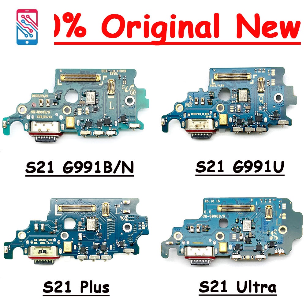 ใหม่ บอร์ดเชื่อมต่อสายชาร์จ USB สายเคเบิลอ่อน สําหรับ Samsung Galaxy S21Ultra G998B S21 G991B S21 Ul