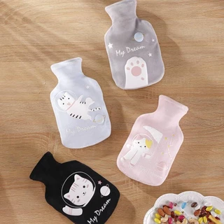 กระเป๋าน้ำร้อน Have a good day ความจุ 350ml ผ้านุ้มนุ่ม อุ่นกำลังดีนุ่มสบายมือ