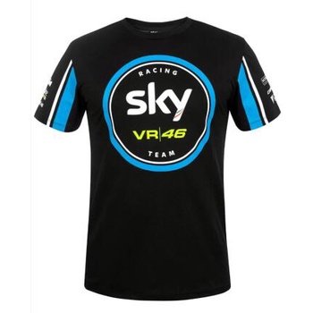 เสื้อยืดแขนสั้นลําลอง คอกลม พิมพ์ลาย Tricou VR46 Sky Racing Team Sublimation สําหรับผู้ชาย