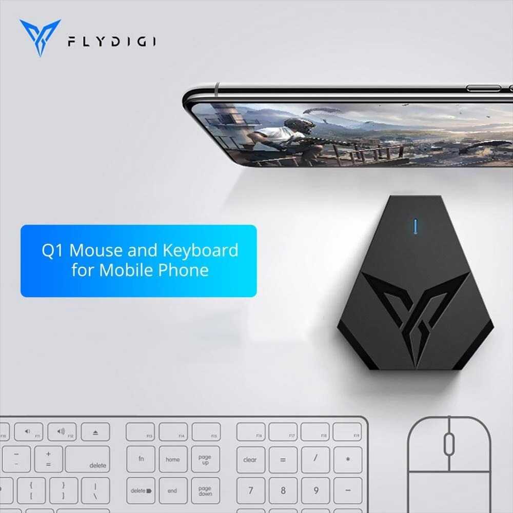 Pertamaxshop - Flydigi Bluetooth Adapter เมาส์และคีย์บอร์ดตัวแปลง Teclado - FeiZhi Q1