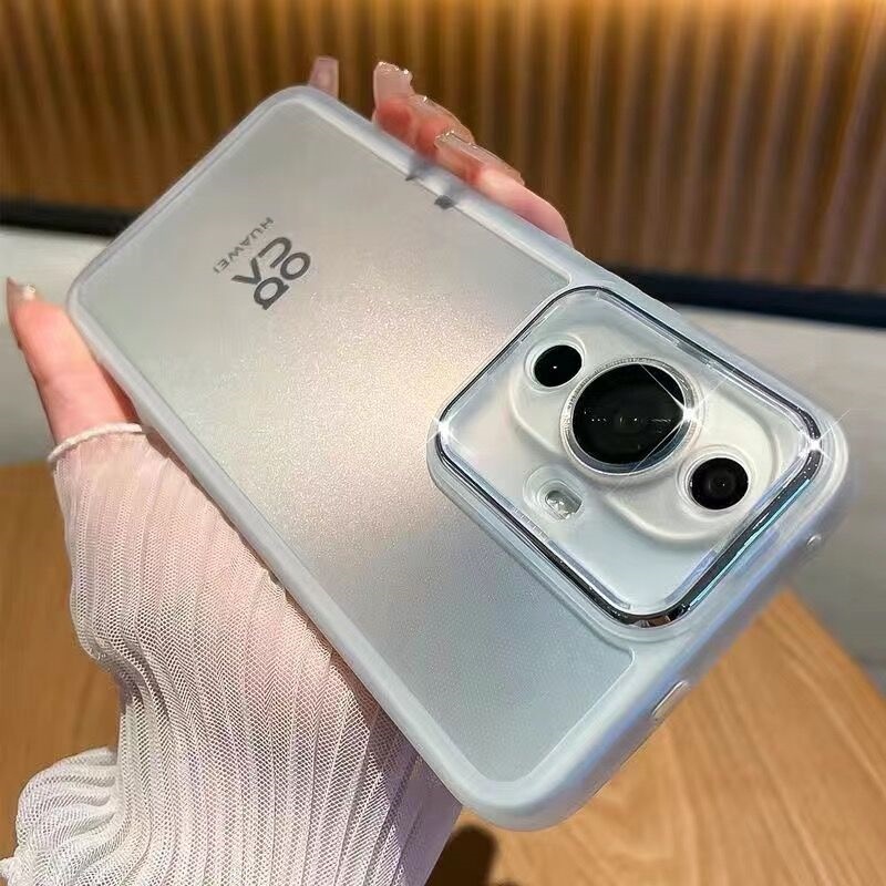 สําหรับ Huawei Nova 11 / 11i / 11 Pro / 10 / 10 Pro Matte Case ซิลิโคนใสกล้องเลนส์ Protector Cover