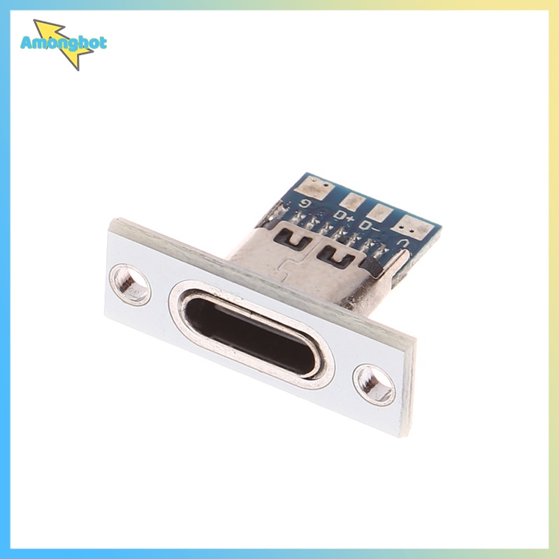 Amonghot> ใหม่ แจ็คเชื่อมต่อ USB Type-C 2Pin 2P 4P กันน้ํา