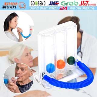 เครื่องช่วยบริหารปอด เครื่องดูดบริหารปอด Triballs Incentive Spirometer แบบ Triflow