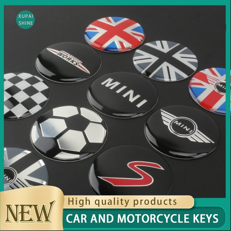 Xps สติกเกอร์ตราสัญลักษณ์ 52 มม. 4 ชิ้น สําหรับ Mini Cooper S JCW R53 R52 R55 Clubman