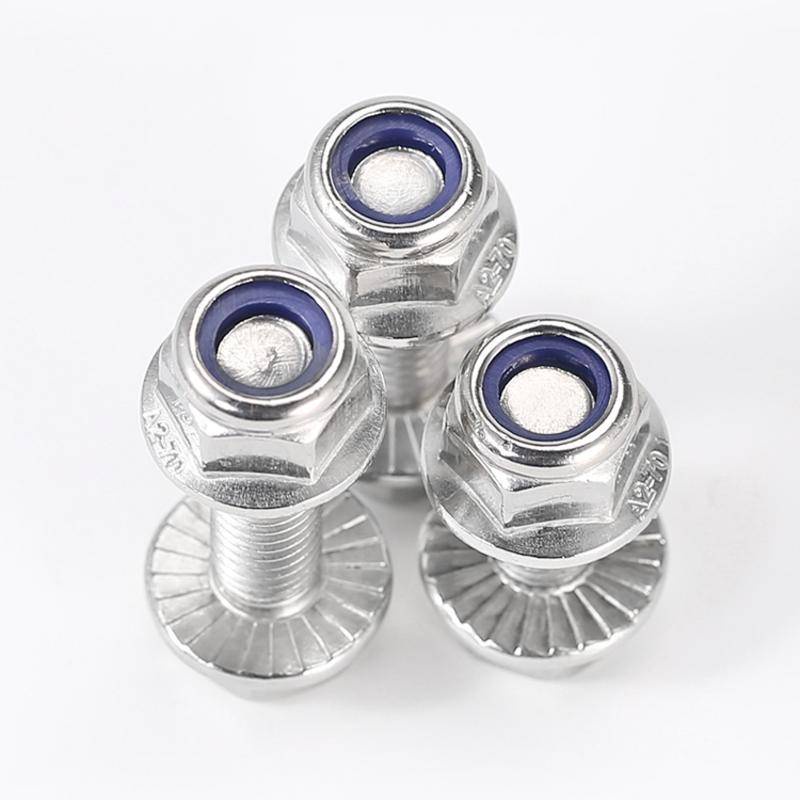 (((M8-M12) ชุดสกรูหน้าแปลน หกเหลี่ยม สเตนเลส 304 พร้อมน็อตสกรู M8M10M12 ราคา ถูกที่สุด ดีลบีเคเค แกลเลอรีภาพที่ 5
