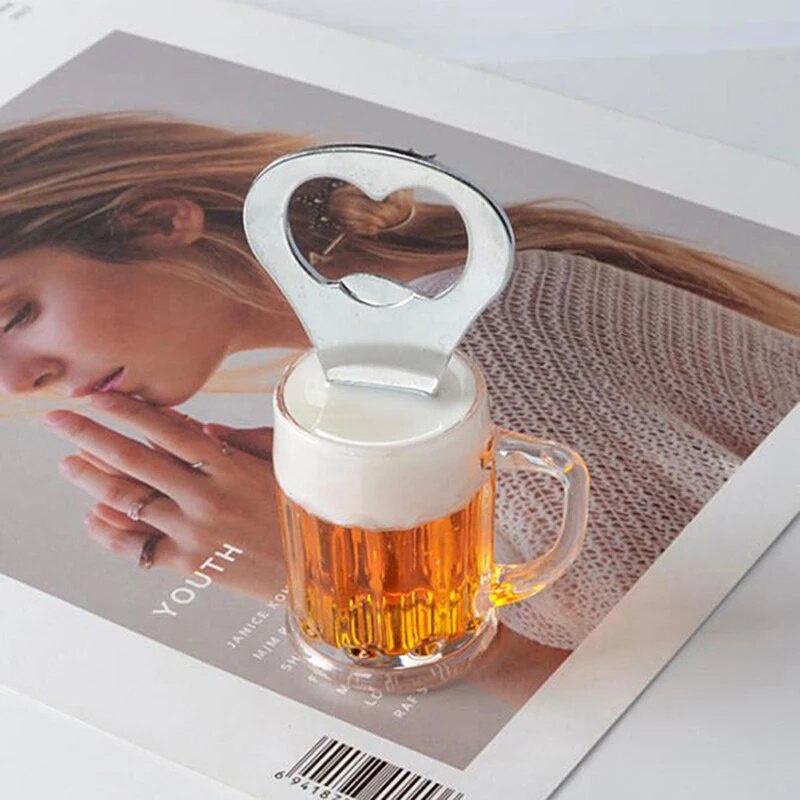Beverage Opener Retro Creative Beer Opener Personality Bar Mini Home Refrigerator Decoration Bar Kit
