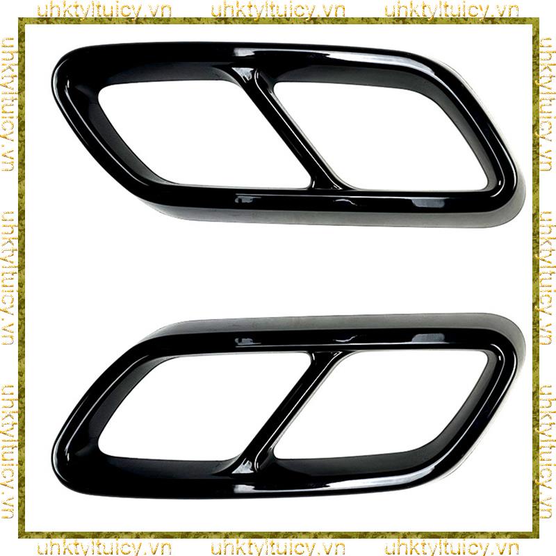 สําหรับMercedes-Benz C-Class W206 C200 C260 C300 2022 + AMGรถหางคอท่อไอเสียท่อไอเสียฝาครอบIP ABSเงาส