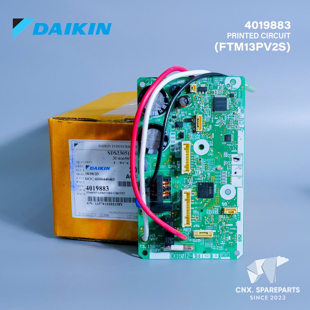 4019883 (FTM13PV2S) แผงวงจรแอร์ Daikin แผงบอร์ดแอร์ไดกิ้น บอร์ดคอยล์เย็น อะไหล่แอร์ ของแท้ศูนย์