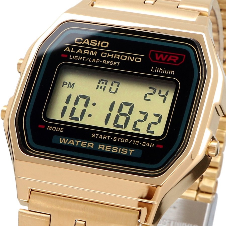 Watch Shop Casio นาฬิกาข้อมือผู้หญิง สายสแตนเลส รุ่น A159W-N1, A159WA-N1, A159WGEA-1 ของแท้ประกันศูนย์ CMG