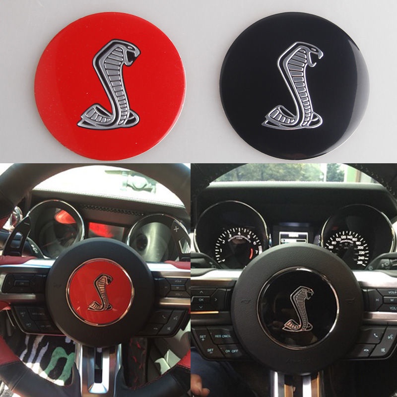 FORD MUSTANG handlebar center sticker modified GT350 shelby steering wheel logo