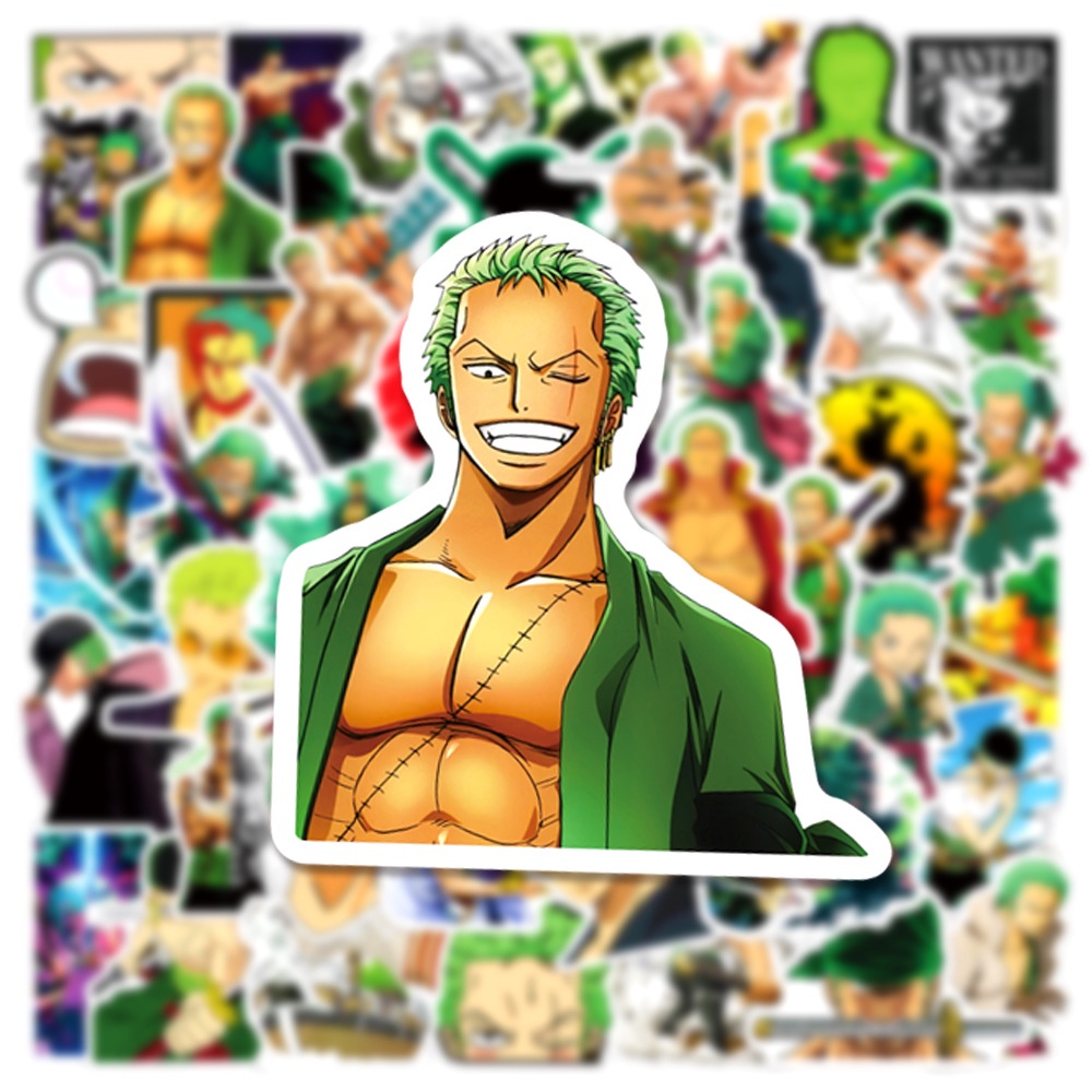 ❉ Roronoa Zoro Series 01 Stickers ❉ 50Pcs/Set DIY Fashion Waterproof Doodle Decals Stickers ราคา ถูกที่สุด ดีลบีเคเค แกลเลอรีภาพที่ 6