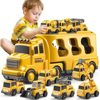 TGD Kids Truck Toys Cars Engineering Vehicles Truck Model Sets