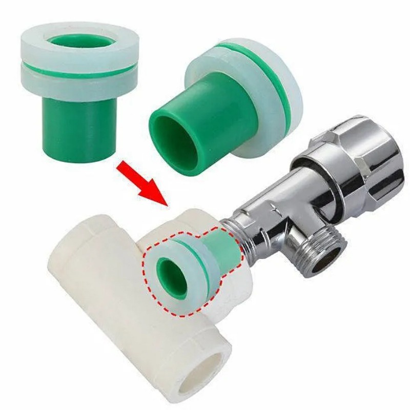 ปะเก็นซีลแหวนรอง DN15 กันรั่วซึม 30 ชิ้น / ปลั๊กท่อ PPR เกลียวซิลิโคน 1/2 นิ้ว / หัวเข็มขัดท่อเชื่อมต่อ ไม่ใช้เทป / อุปกรณ์ซ่อมวาล์วก๊อกน้ํา - รูปที่ 2