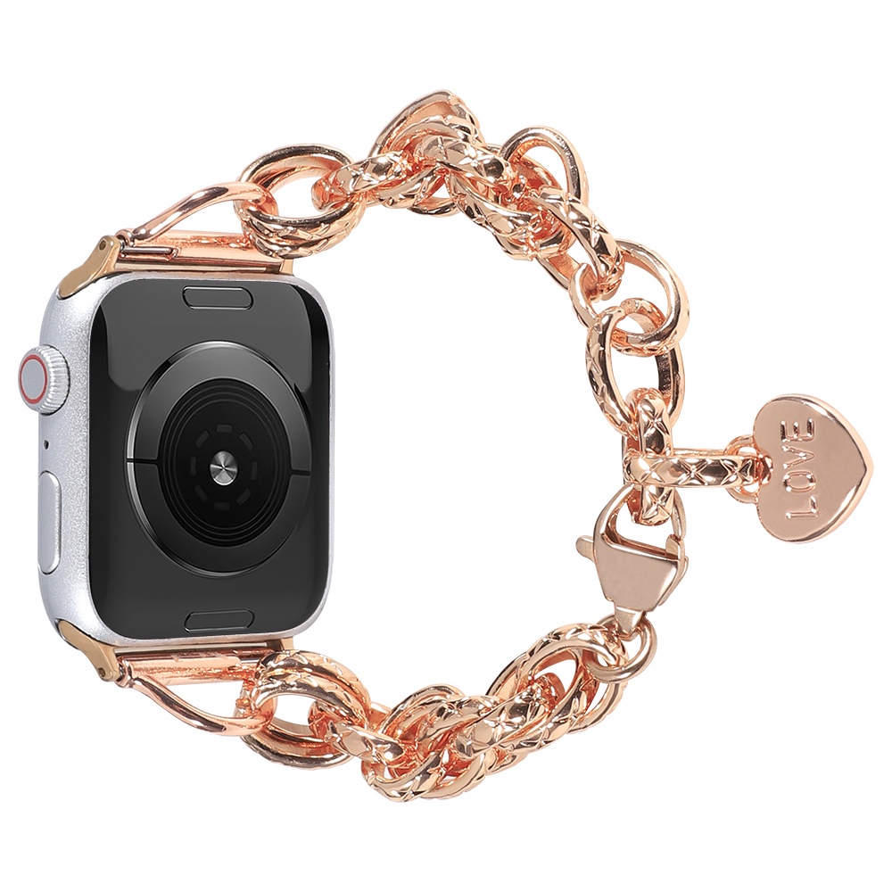 สายนาฬิกาข้อมือโลหะ หรูหรา สําหรับ Apple watch ultra 9 8 7 6 5 4 3 iWatch series 49 45 44 42 41 40 38 มม.