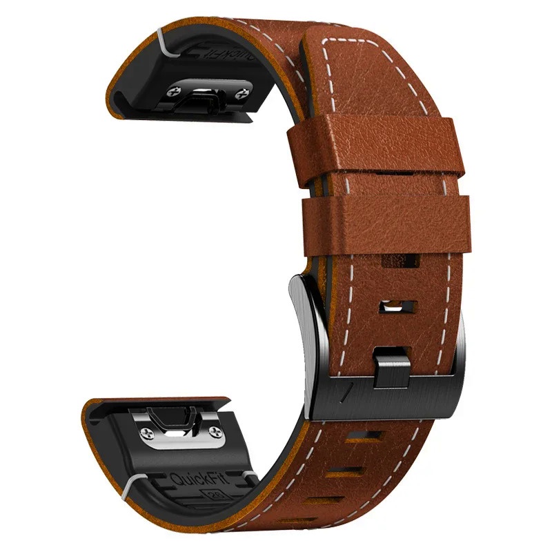 สายรัดสำหรับ Garmin marq นักกีฬานักผจญภัยนักกอล์ฟกัปตันนักบิน epix Gen 2 QuickFit 22 26มิลลิเมตร Fenix 7 7X 6 6X Pro 3 3hr ซิลิโคนหนัง E nduro 2สายนาฬิกาข้อมือสร้อยข้อมือ