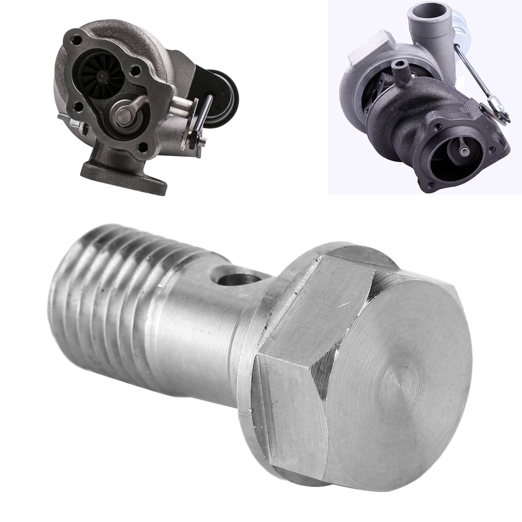 TMA ~ Turbo Oil Feed Resrictor M10x1.25 สแตนเลสสตีล Rectricted Fit สําหรับ Mitsubishi TD02 TD03 TD04