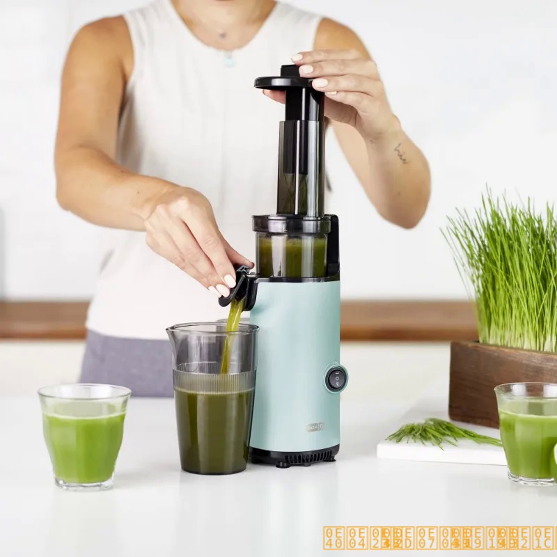 !! # @Dutrieux อุปกรณ์ครัว Fresh Juice Compact Masticating Slow Juicer, Easy To Clean Cold Press Juicer With Brush