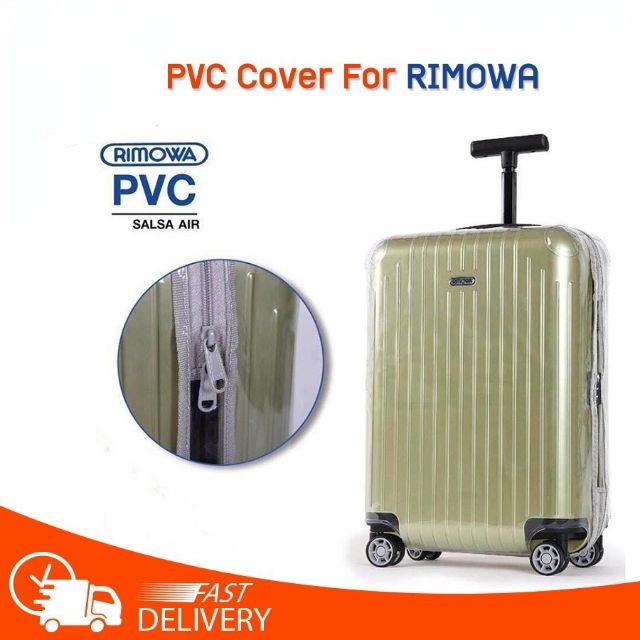 Rimowa brand ถุงลมนิรภัยพลาสติกใส แต่งซิป สีเทา