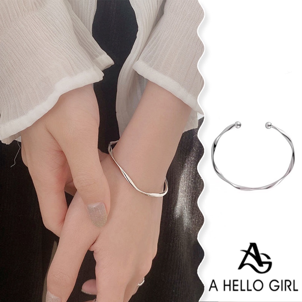 A HELLO GIRL สร้อยข้อมือแฟชั่น ดีไซน์เรียบง่าย ระดับไฮเอนด์ เครื่องประดับ สําหรับแฟนสาว