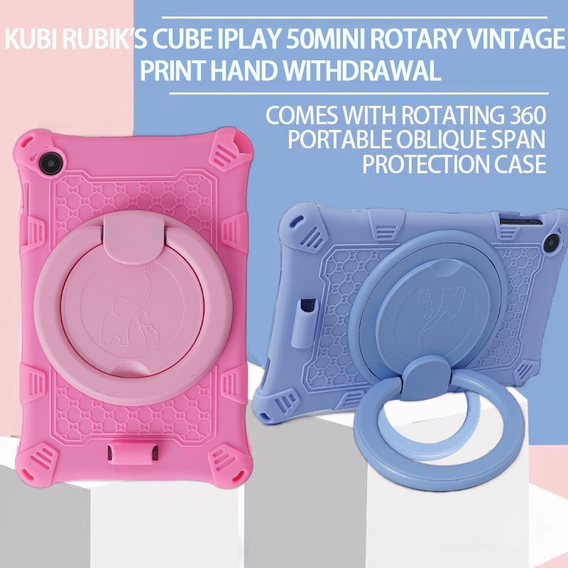 เคสแท็บเล็ต ซิลิโคนนิ่ม พร้อมขาตั้ง สําหรับ Alldocube iPlay 50 Mini Pro Alldocube iPlay 50 Mini 8.4 