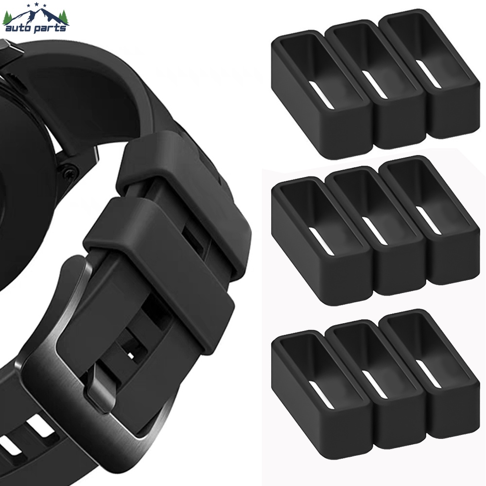 สายนาฬิกาข้อมือ ซิลิโคน ห่วงยึด / หัวเข็มขัดสายนาฬิกา สีดํา / 2 มม. / 14 มม. / 16 มม. / 18 มม. / 20 มม. สายนาฬิกาข้อมือ กิจกรรม / อุปกรณ์เสริมสายนาฬิกาสากล