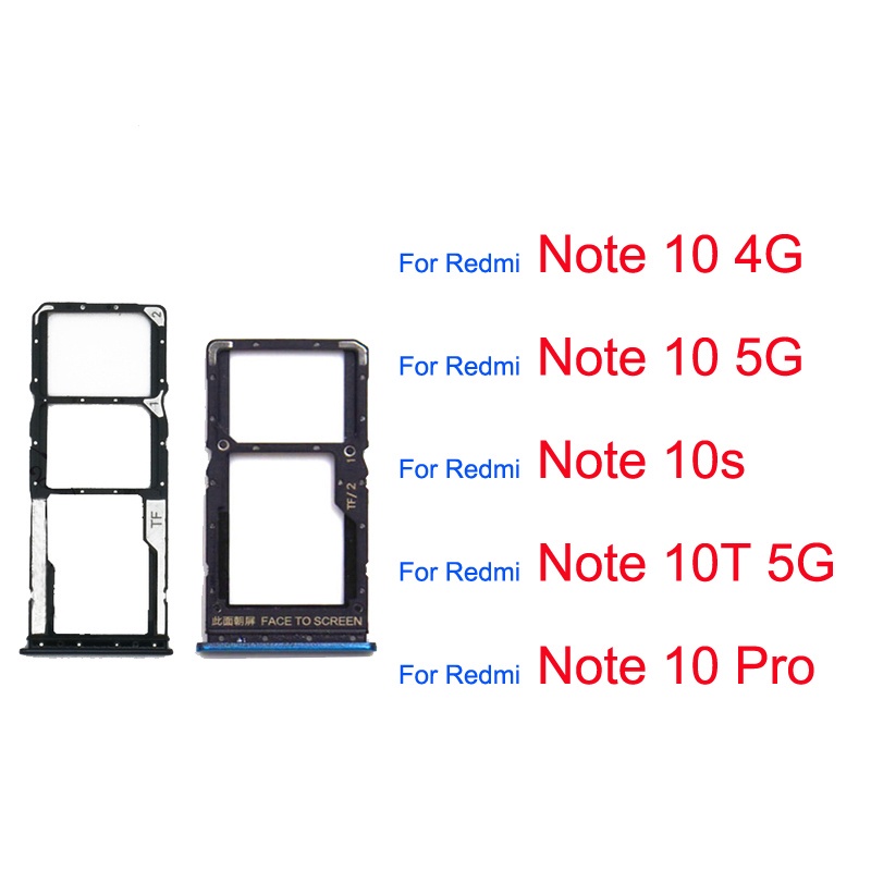 ใหม่ ถาดใส่ซิมการ์ด สําหรับ Xiaomi Redmi Note 10 Pro 4G 5G 10S