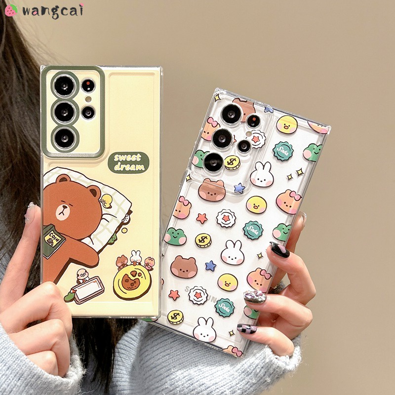 เคสโทรศัพท์มือถือ ซิลิโคนนุ่ม ใส ลายการ์ตูนหมี กระต่าย เป็ด ไก่ สีเหลือง น่ารัก สําหรับ Xiaomi 13 13T 12 12S 12T Mi 11 11T Pro Lite 12X