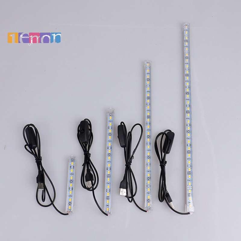 [Lemon] ใหม่ แถบไฟ LED พลังงาน USB DC 5V SMD5630 5630 สีขาวอบอุ่น