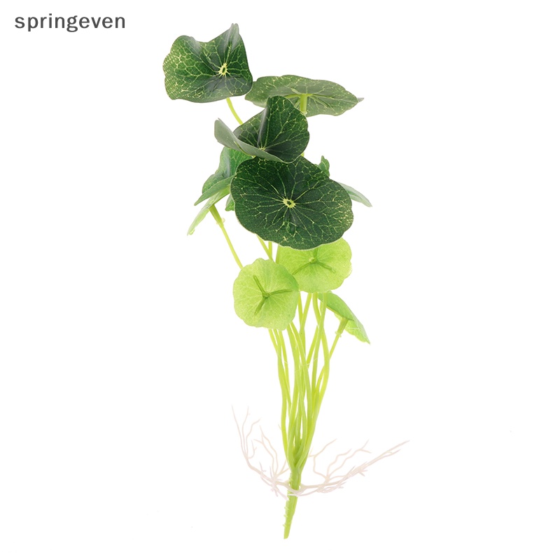 [springeven] พืชประดิษฐ์ ใบบัวจําลอง ขนาดเล็ก ใบบัว หญ้าปลอม บ่อปลา เครื่องประดับ DIY ตกแต่งแจกัน สินค้าใหม่