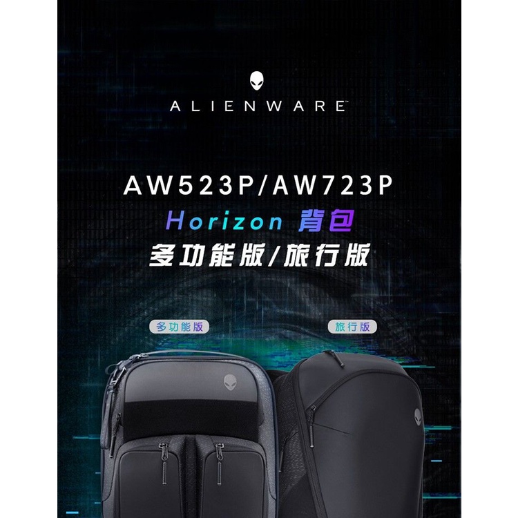 Alienware Alienware กระเป๋าเป้สะพายหลัง มัลติฟังก์ชั่น สําหรับใส่แล็ปท็อป และคอมพิวเตอร์ M15X17