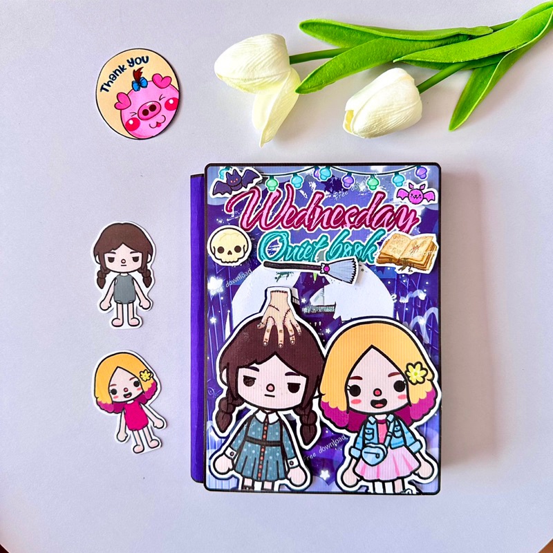 หนังสือ Toka World แบบเงียบ สําหรับบ้านตุ๊กตา toca boca กระดาษ  บ้านตุ๊กตา บ้านของเล่น บ้านตุ๊กตา di