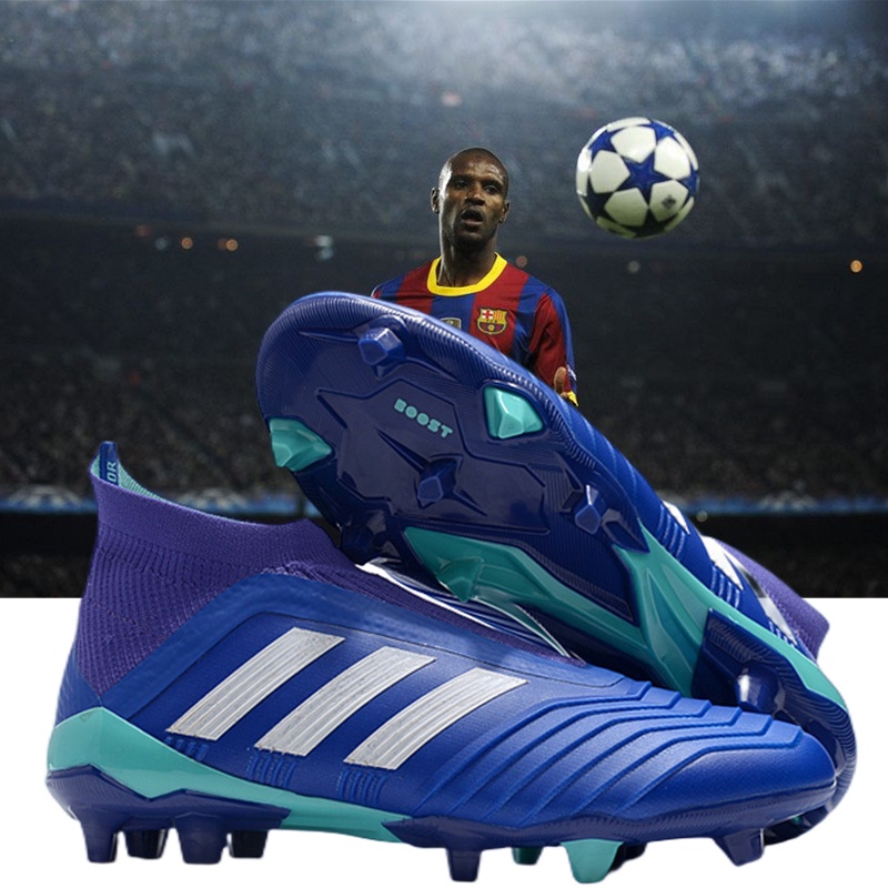 【Ready Stock】Adidas Predator 18+x Pogba FG Kasut Bola Sepak Shoes Soccer Boost Cleat Shoes (Size 39