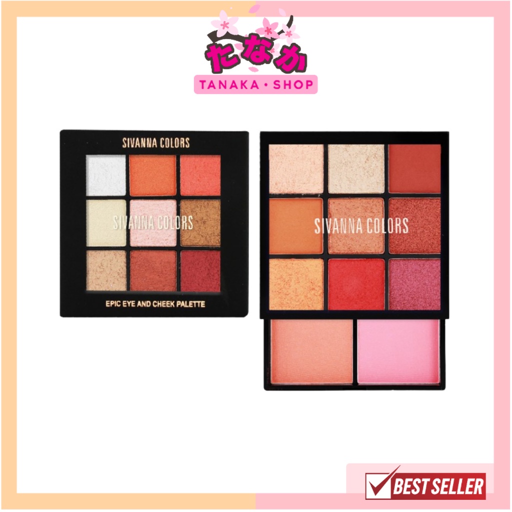 HF4034 SIVANNA EPIC EYE AND CHEEK PALETTE 20g