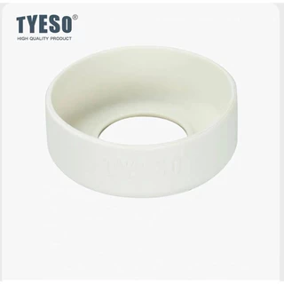 Tyeso ถ้วยเก็บความร้อนซิลิโคนคัพแขนสแตนเลสกีฬา 20/25/30/35/40oz ฐาน anti-SLIP Pad ซิลิโคน