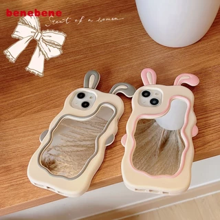 Medium Mirror Rabbit Soft Apple Phone Case Back Protection Case เหมาะสําหรับ iphoneCases/iPhone14