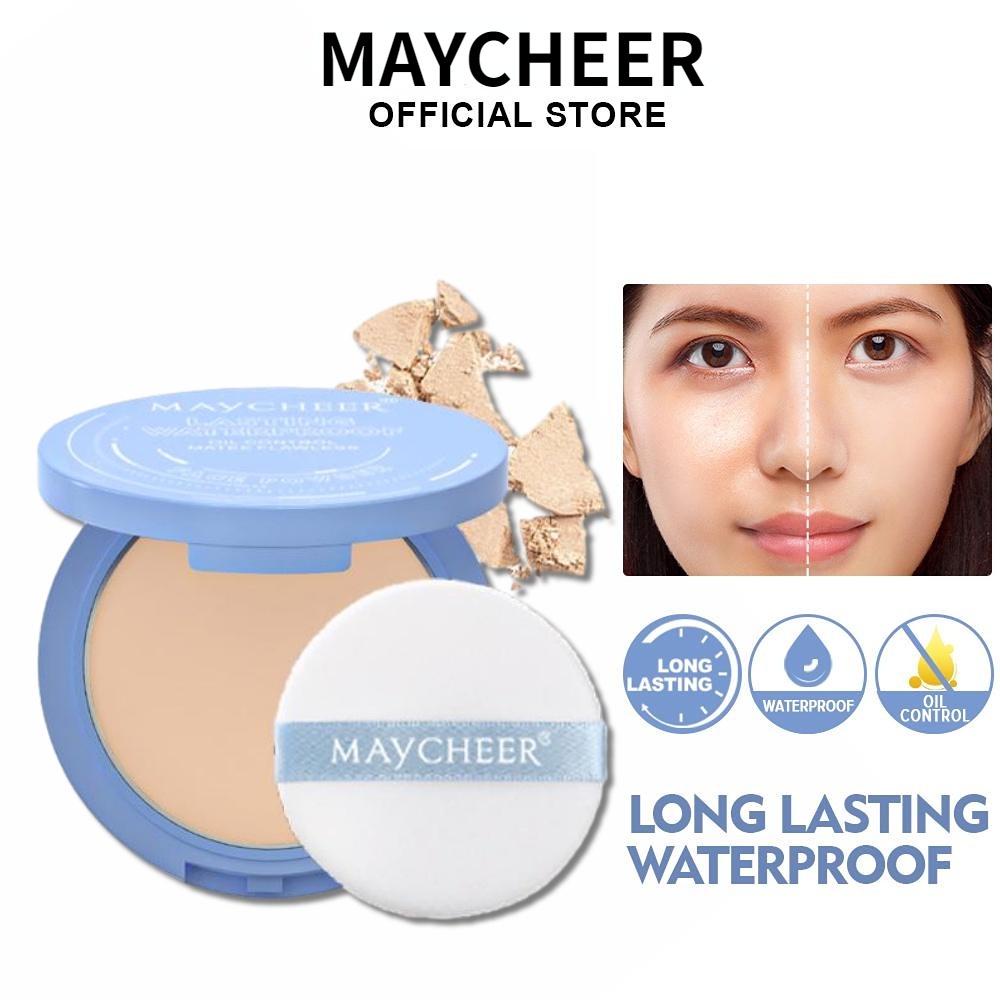 Maycheer แป้งฝุ่น คอนซีลเลอร์ธรรมชาติ ควบคุมความมัน กันน้ํา